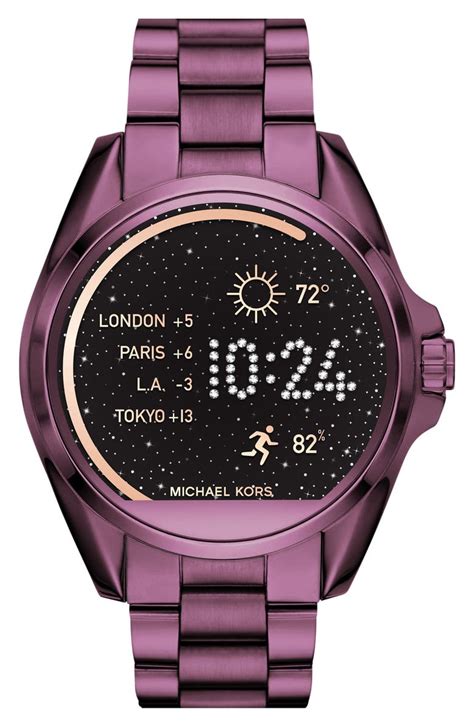 michael kors bradshaw burgundy watch|Michael Kors access smartwatch bradshaw.